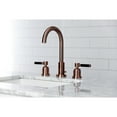 thumbnail image 4 of Kingston Brass FSC892DKLAC Kaiser Widespread Bathroom Faucet with Brass Pop-Up, Antique Copper, 4 of 8