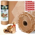 thumbnail image 1 of Papel de embalaje en forma de panal Zokojoy, biodegradable, 15 x 200 cm, 80 g/m², 1 of 6