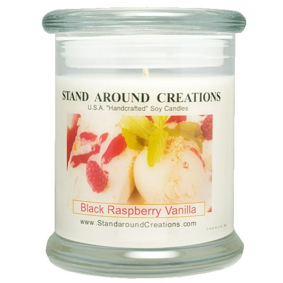 BLACK RASPBERRY VANILLA STATUS 12-OZ. ALL NATURAL SOY CANDLE