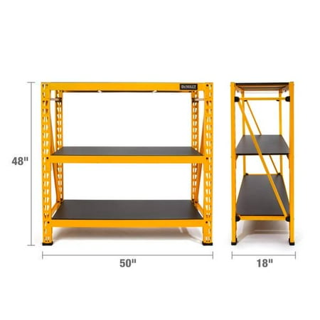 

DEWALT 4-Foot Tall 3-Shelf Industrial Rack