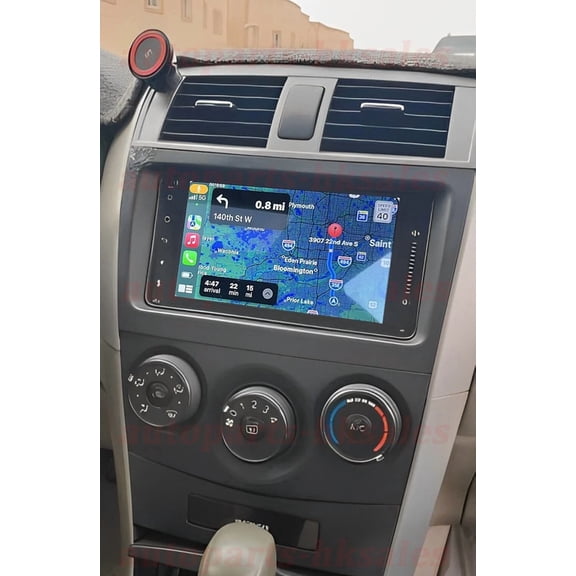 2 64GB Android 15 Car Stereo for Toyota Corolla 2007-2011, 7-Inch Touchscreen with Wireless CarPlay & Android Auto, GPS Navigation Head Unit WiFi Bluetooth FM/RDS SWC Mirror Link & Backup Camera