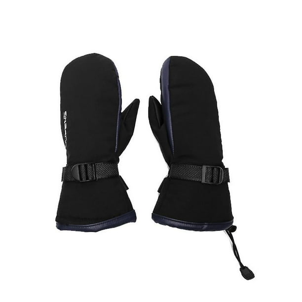 Blue Manoplas de calefacción eléctrica Usb para patinaje de esquí cálido de invierno guantes de calefacción de tesoro de carga