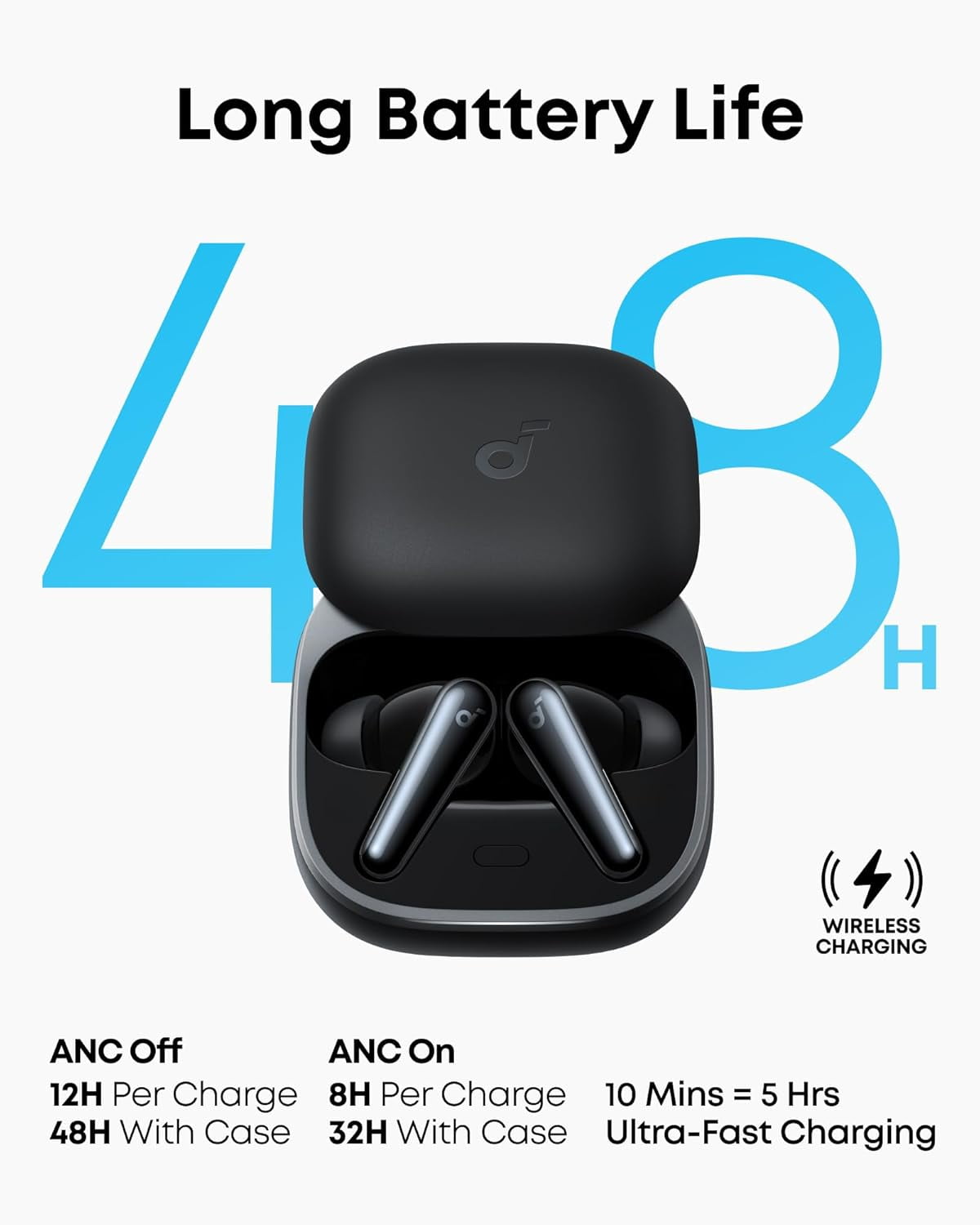 Soundcore Liberty 5 Noise-Cancelling Wireless Earbuds, Adaptive