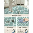 thumbnail image 5 of Turquoise Morocco Area Rug for Bedroom 2.7x5 Ft Trellis Cyan Geometric Abstract Super Soft fuzzy Throw Rug Non-Slip Fluffy Plush Indoor Floor Carpet for Living Room Nursery Home Decor, 5 of 8