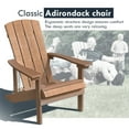 thumbnail image 6 of Superjoe Adirondack Chair High Impact Polystyrene "Adirondack Chairs", Orange, 6 of 7
