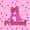 Pink A, variant on spefrowx Kawaii Princess Initial J Bed Sheets for Girls, Pink Sequin Print Ribbon Full Size Sheets, 4pcs, 1 Flat Sheet, 1 Fitted Sheet and 2 Pillowcases