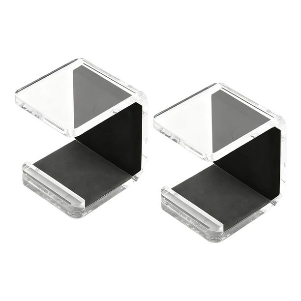 Organizador de almacenamiento de palos de hockey de pared, 2 unidades, portátil Claro