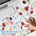 thumbnail image 2 of Long Mouse Pads for Desk,Pioneer Flower Floral Print Pattern Desk Mats on Top Of Desks, Desk Mouse Pad Extra Large with 3mm Non-Slip Base and Stitched Edge for Gaming,Office,Work,Home 47.3"x23.6", 2 of 6