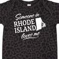 thumbnail image 4 of Inktastic Someone in Rhode Island Loves Me Boys or Girls Baby Bodysuit, 4 of 5