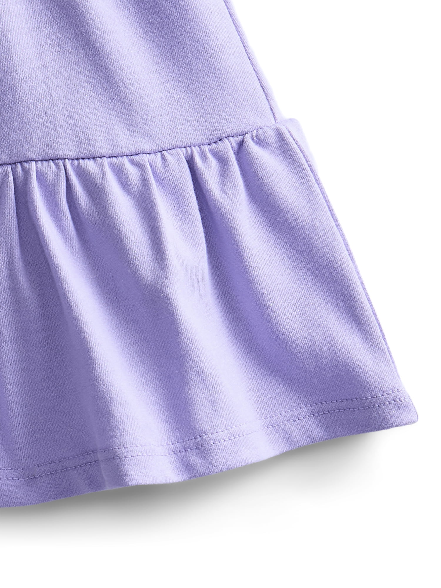 Wonder Nation Toddler Girls Tiered Ruffle Scooter Skirt, Sizes 18M-5T
