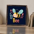 thumbnail image 3 of Cute Honey Bee Art Wooden Sign Wall Plaque - Vintage Art Decoration, Wall Decoration - Ideal Gift For Home Decoration, Living Room, Bathroom, Bedroom, Garden, Dining, Bar, Cafe, Festival Party Deco, 3 of 7
