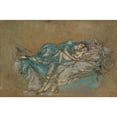 thumbnail image 3 of Whistler, James McNeill 24x17 Black Modern Framed Museum Art Print Titled - Mother And Child The Pearl 1880, 3 of 5