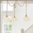 thumbnail image 4 of Alora Lighting Mp651312 Farrah 3 Light 12" Wide Multi Light Pendant - Matte Black / Glossy, 4 of 7