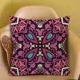 thumbnail image 2 of Funda de almohada de color morado oscuro, decoración del hogar moderna y colorida, comodidad bohemia, 2 of 8