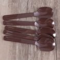 thumbnail image 5 of Landege 100-Pack Disposable Mini Plastic Spoons for Cake, Ice Cream, Desserts - Three Color Variety, Convenient Party and Event Utensils, 5 of 10