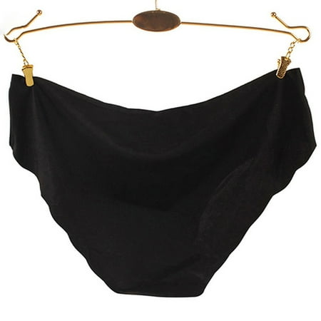 

Qingsaizhen Briefs Women Sexy Seamless Traceless Briefs Panties G-string Solid Thongs Underwear