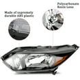 thumbnail image 4 of SCITOO Headlight Assembly Fit For Honda HR-V 2016 2017 2018 Headlamp in Black Housing Amber Reflector Clear Lens, 4 of 4