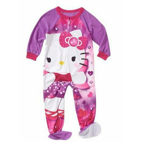 Hello Kitty Footed Blanket Sleeper Pajama Girl Size 5T