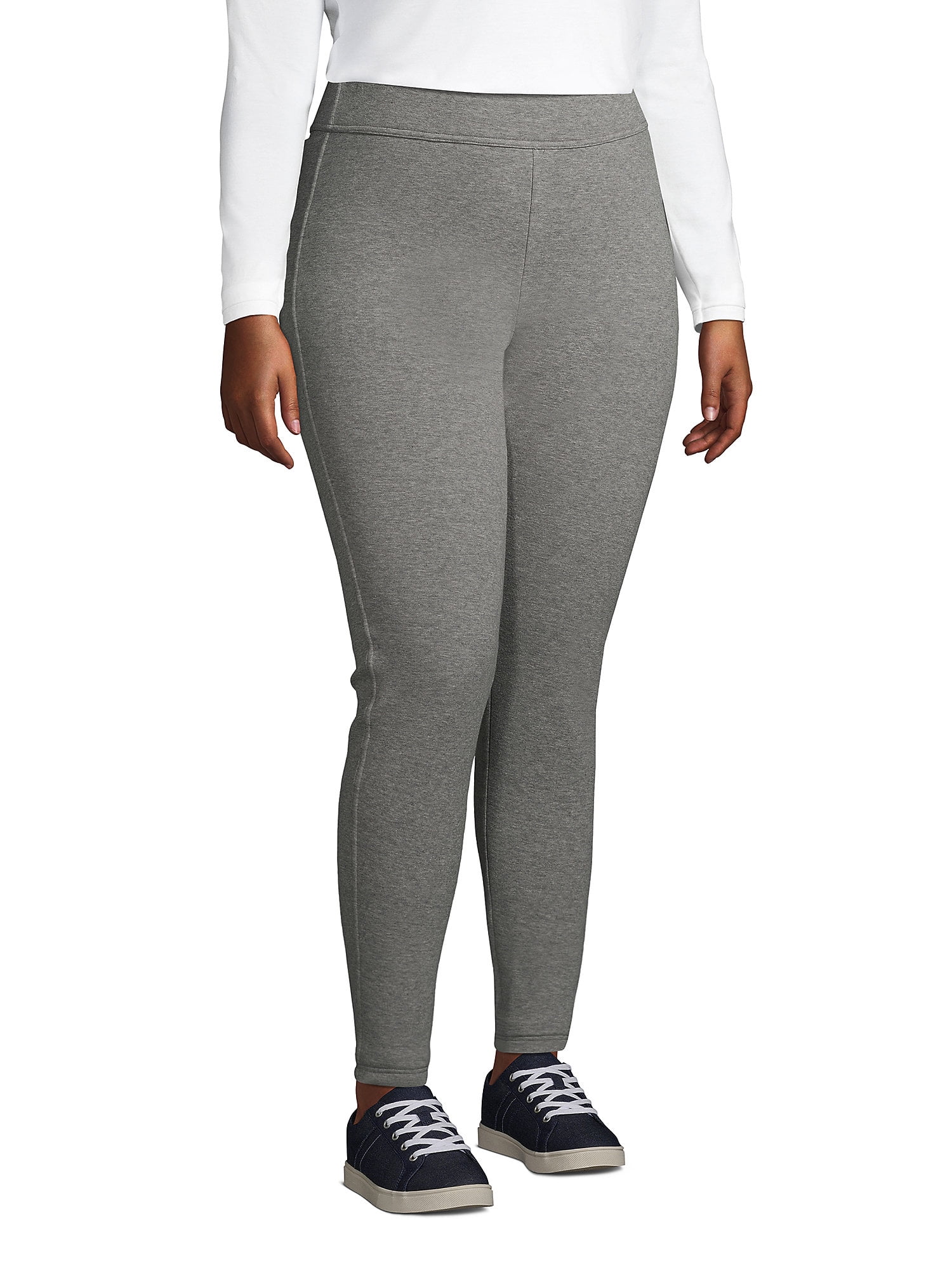 Petite Fleece Lined Leggings With Pockets