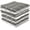 Gray, variant on MALLOWEX Kitchen Dish Cloth Set of 8 | 12 x 12 inches | Super Soft and Absorbent | 100% Cotton Rags for Drying Dishes | Light Grey
