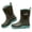 Green, variant on Women's Rain Boots, Waterproof Insulated Rubber Boots, Anti-Slip Mid-Calf Mud Garden Shoes, Black, Size 9