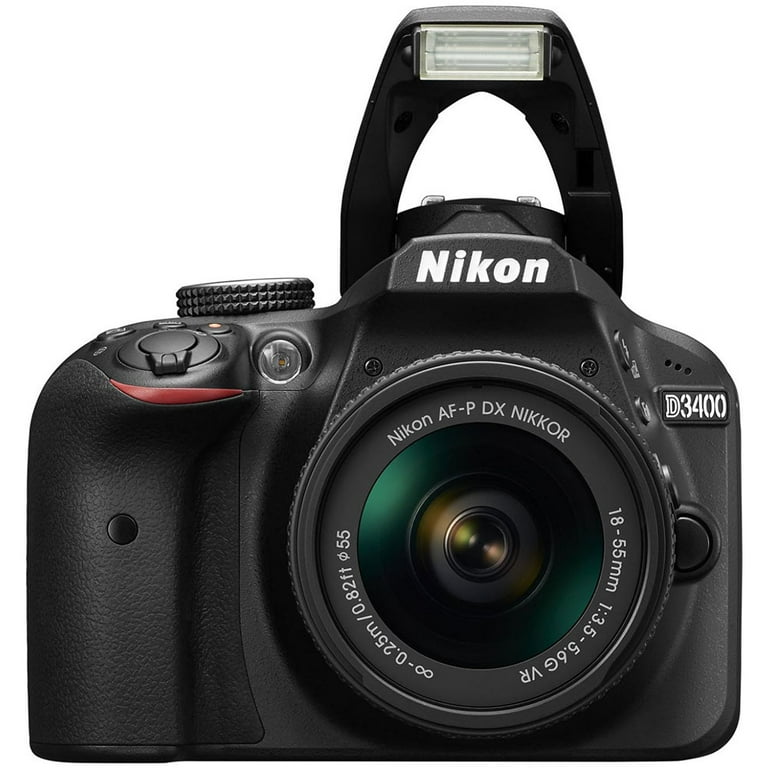 Restored Nikon D3400 24.2MP DSLR Camera with 18-55mm VR and Restored Nikon D3400 24.2MP DSLR Camera with 18-55mm VR and