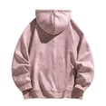thumbnail image 4 of Yuannlog Womens Zip Up Hoodies Unisex Pullovers Casual Streetwear Zip Up Jackets Lightweight Autumn Spring Baggy Coats Outerwear, 4 of 5