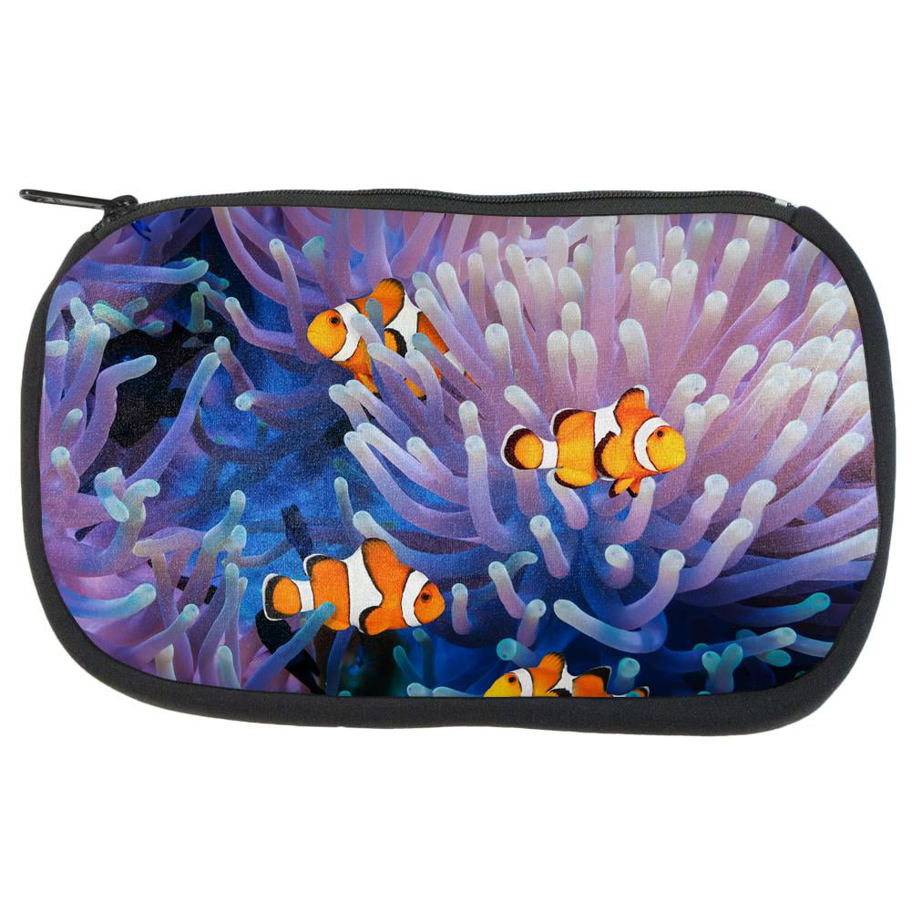 Clownfish Sea Anemone Makeup Bag - Anemone Makeup Clownfish Sea Anemone Makeup Bag - Anemone Makeup