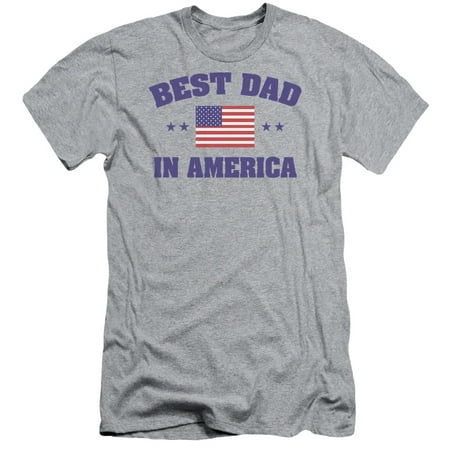 - Best Dad - Slim Fit Short Sleeve Shirt - Small
