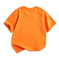 thumbnail image 5 of SOFTCCLO Girls T Shirts Short Sleeve Crewneck Graphic Tees Halloween Themed Print Stylish Casual Holiday T-Shirts for Girls Size 5-6Y, 5 of 5