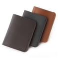 thumbnail image 2 of Cartera de cuero para hombre, cartera vintage para hombre, cartera vertical de cuero completo, cartera de piel de vaca en capas, 2 of 4