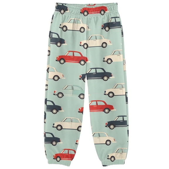 joogoo Retro Cars Boys' Sweatpants Jogger Pants 5-6Y