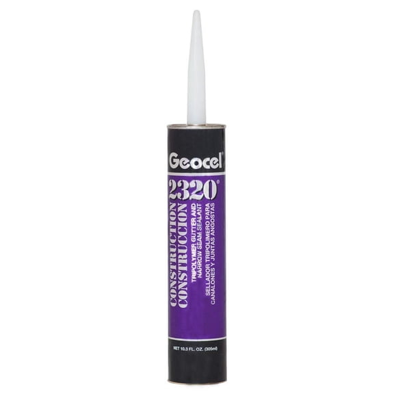 Geocel Tripolymer Gutter & Narrow Seam Sealants - 2320 24, Clear