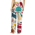 thumbnail image 2 of Bixox Women's London Symbols Patterned Pajama Pants Loungewear, 2 of 5