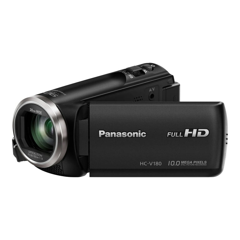 Panasonic HC-V180K Digital Video Camera - Full HD, 50x