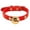 Red, variant on Adjustable Pet Collar with Bells for Small Dogs and Cats Multiple Sizes Available Durable Comfortable Decorative Accessories