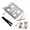 gray, variant on 2-in-1 Foldable Pet Grooming Bed for Small Dogs Cats Nail Trimming Bathing, Quick-dry mesh with foldable iron frame for small dogs and cats bathing, nail trimming, ear cleaning at home