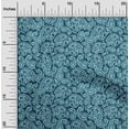 thumbnail image 2 of oneOone Cotton Silk Dark Teal Green Fabric Asian Batik Paisley Sewing Fabric By The Yard Printed Diy Clothing Sewing Supplies 42 Inch Wide, 2 of 4