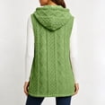 thumbnail image 4 of Ashirexll Fleece Vest Women, Womens Winter Coats, Ladies Winter Versatile Double Sided Fleece Sleeveless Hooded Jacket for Outdoor, 4 of 7