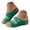 1-Green, variant on Orthopedic Wedge Sandals Womens 2026 Cutout Summer Casual Slides with Arch Support Slip on Slippers for Beach Vacation Walking Beige 6.5