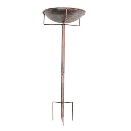 Niceauty Outdoor Bird Bath with Feeder Stand for Garden Use