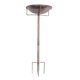 thumbnail image 5 of Baño para pájaros de jardín con estaca de metal, comedero para pájaros, decoración para exteriores, cuenco para pájaros pequeños y loros., 5 of 5