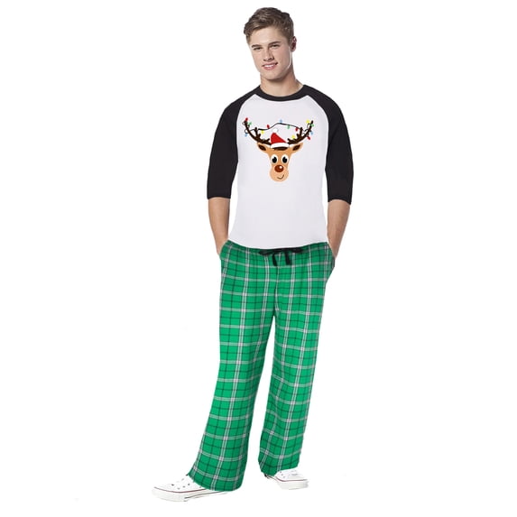 Awkward Styles Family Christmas Pajamas for Men Xmas Deer Xmas Men Sleepwear Pajamas Set Mens Pajama Sets
