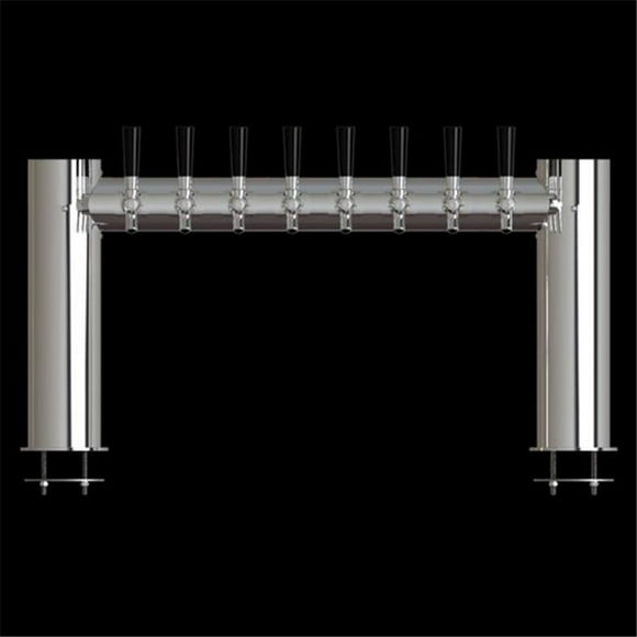 UBC MT341-8 0.187 x 0.375 in. Metro 8 Stainless Steel Beer & Glycol Lines Complete with Faucets