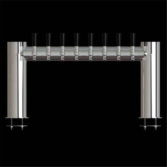 UBC MT341-8 0.187 x 0.375 Po Métro 8 Lignes de Bière et de Glycol en Acier Inoxydable avec Robinets