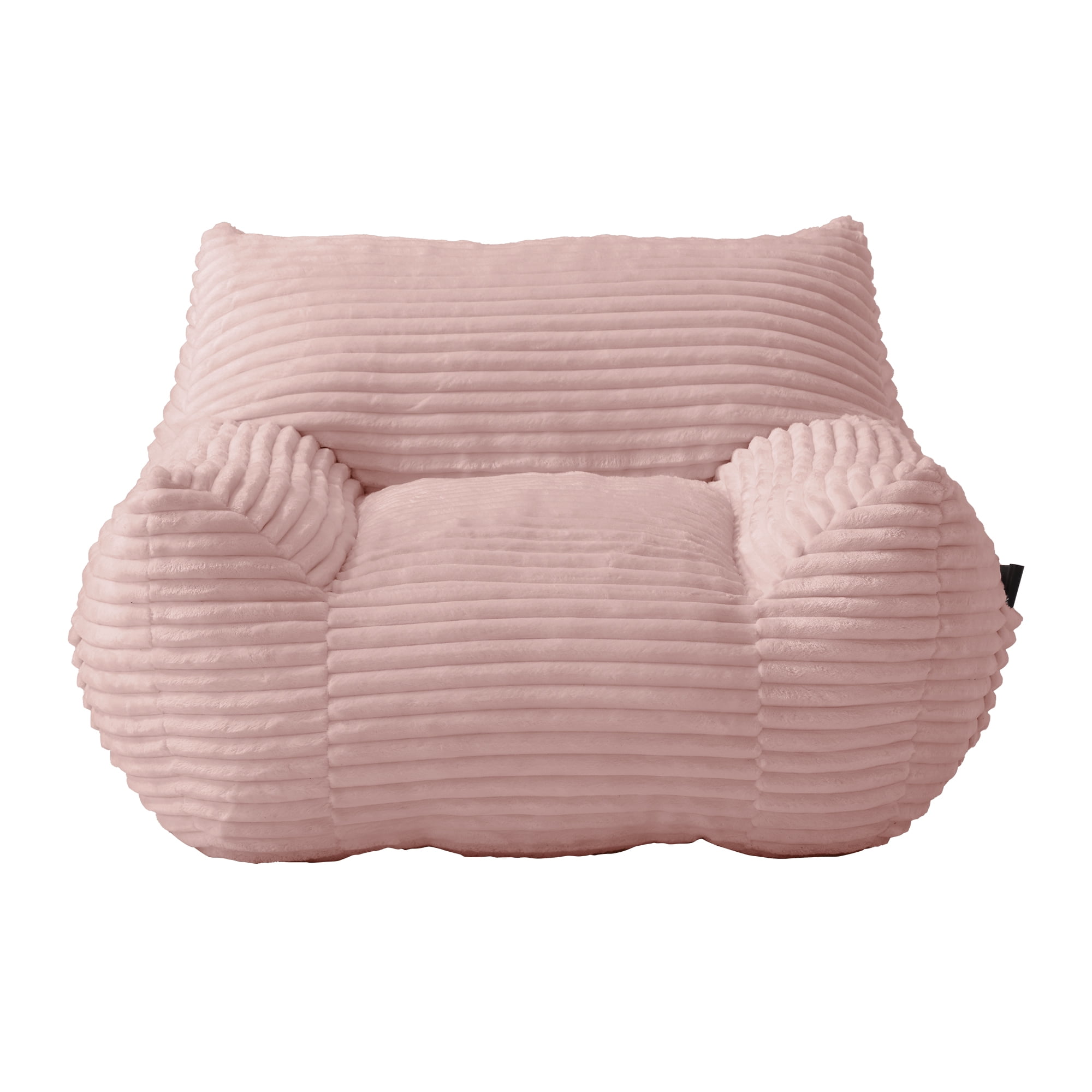 Oversized Adult Bean Bag Chair with Matching Ottoman, High Resilience Shredded Foam Comfy Lazy Sofa for Gaming Reading, Ergonomic Lounge Chair for Living Room Bedroom Dorm