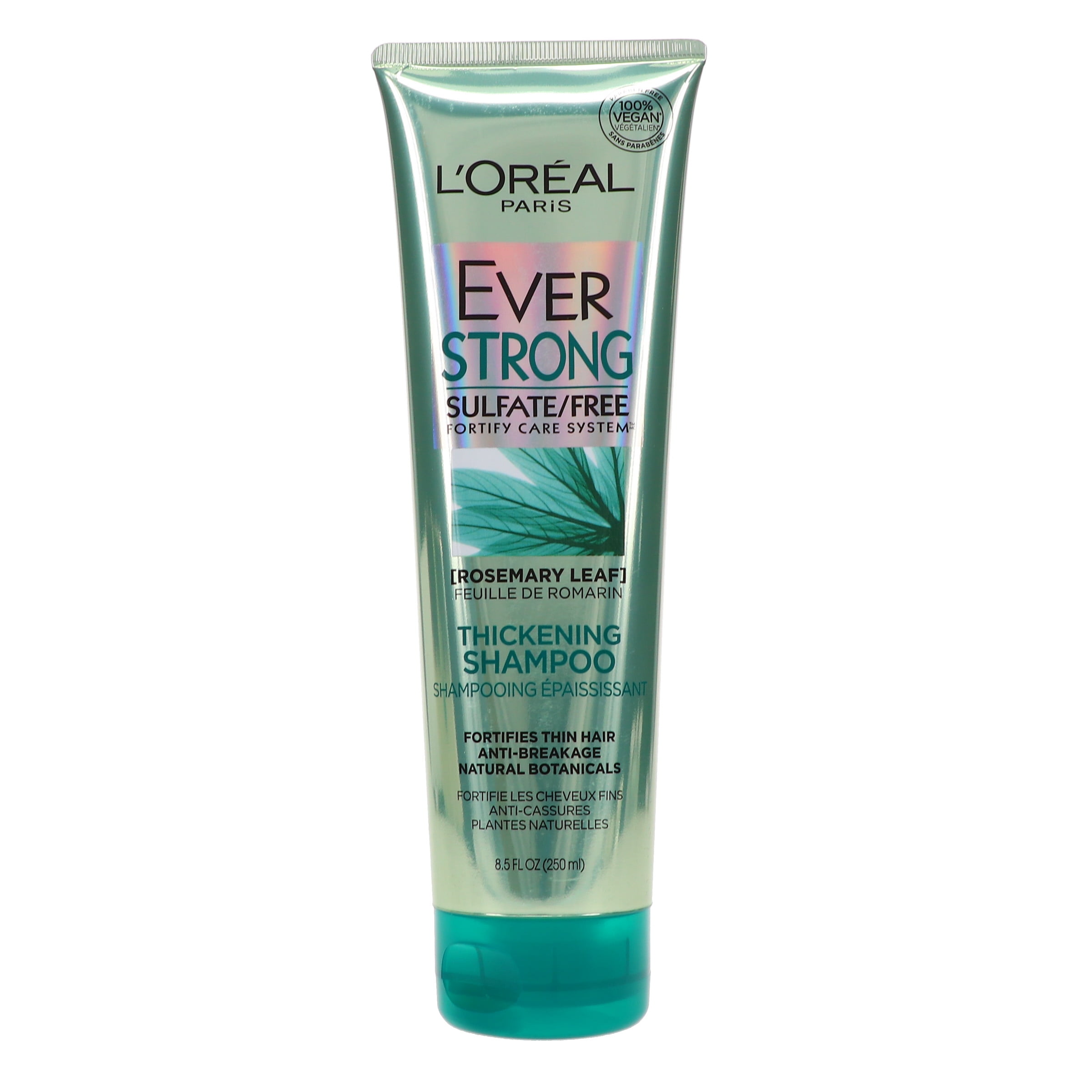 L'Oreal Paris EverStrong Thickening Sulfate Free Shampoo for Thin hair, 8.5 fl oz