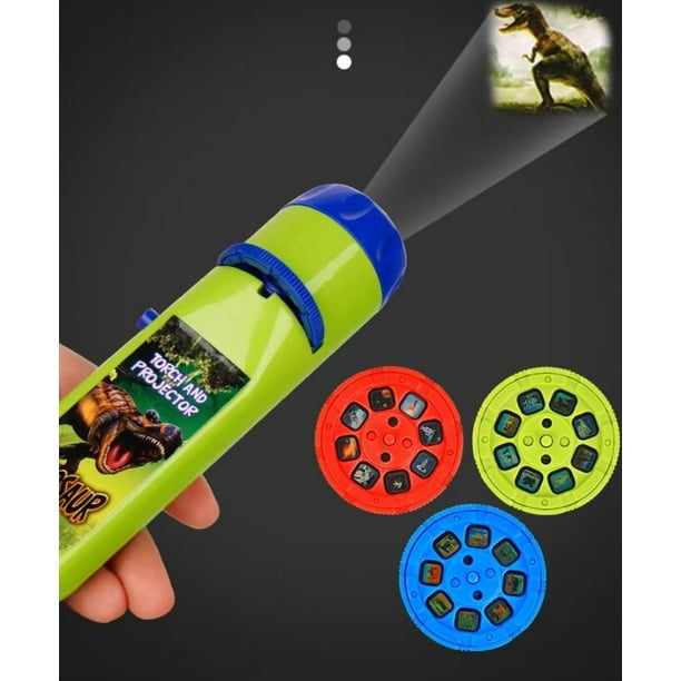 Flashlight Projector for Kids,Dinosaur Slide Projector Flashlight for