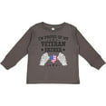 thumbnail image 3 of Inktastic I'm Proud of My Veteran Father with Shield Boys or Girls Long Sleeve Toddler T-Shirt, 3 of 5