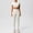 Beige, variant on SKQIT Women's 2 Piece Workout Set – Athletic Crew Neck T-shirt & High Waist Leggings – Activewear for Gym, Running & Yoga